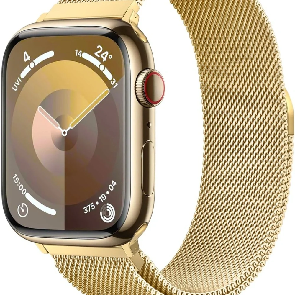 Luxurious Gold Smartwatch Mesh Band